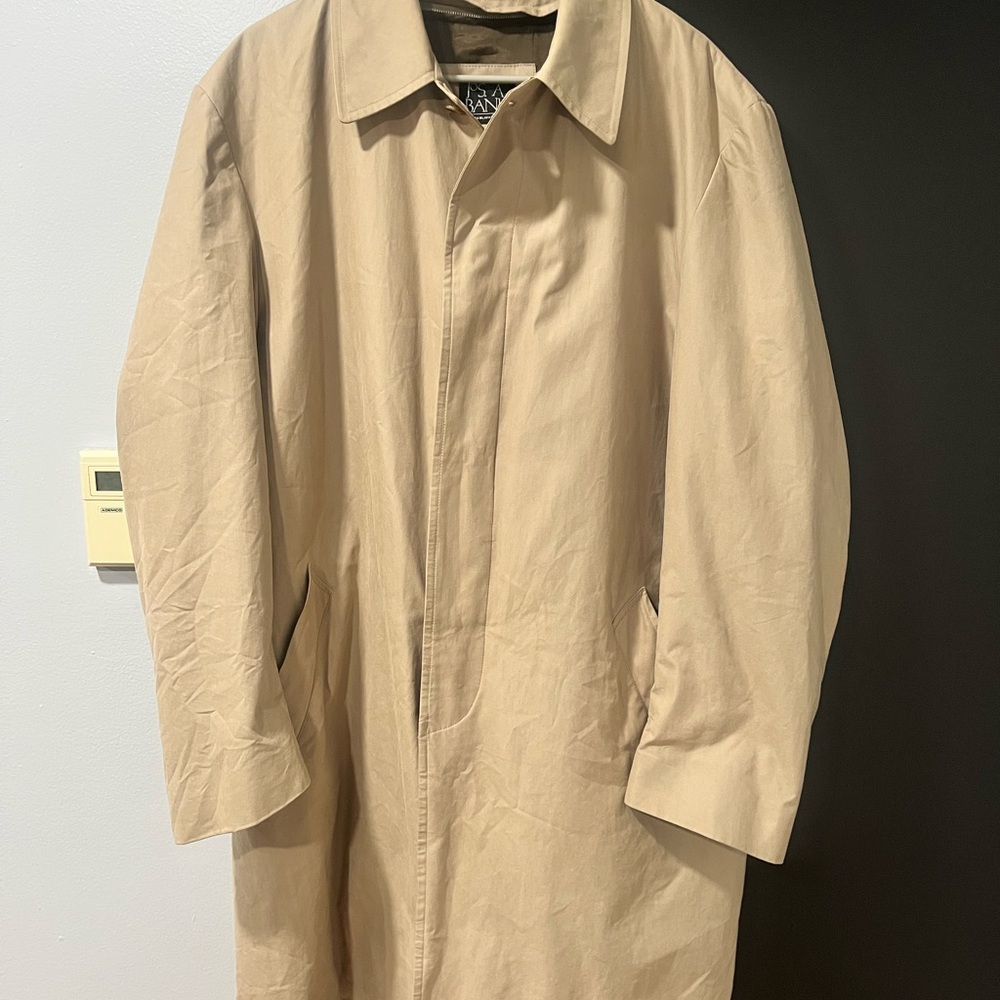 Jos. A. Bank Tan Trench Coat for Men